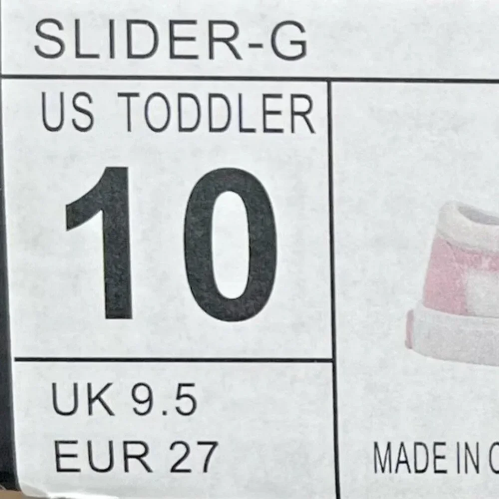 Hurley Toddler Girls Slip-on Canvas Sneakers Size 9-10 Pink-White Casual Comfort